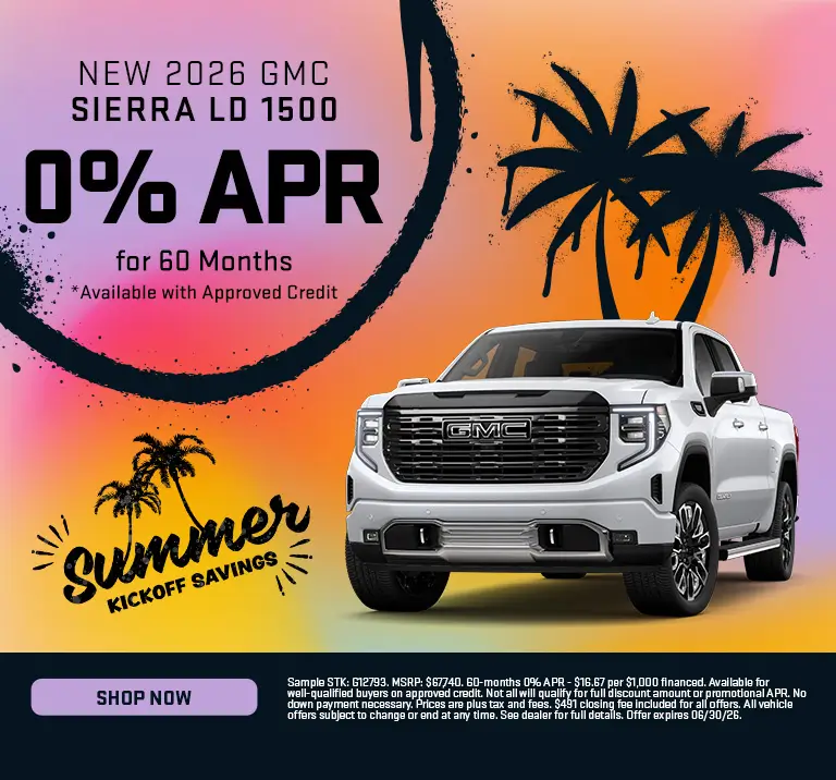 Special offer on 2026 GMC Sierra 1500 2026 GMC Sierra 1500 Special